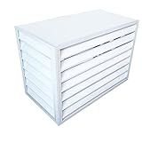 CXEGCCUF Mini-Split-Klimaanlagenabdeckung für Außengeräte, diebstahlsichere, robuste Aluminium-AC-Abdeckungen, Aluminium-Klimaanlagen- und Wärmepumpenabdeckung, Geräuschreduzierung, geeigne