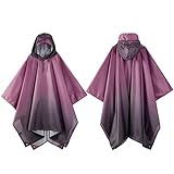 Regenponcho Damen, Regenponcho Damen Herren Fahrrad Regencape Regenmantel Wasserdicht Atmungsaktiv Leichte Warehouse Deal, Rain Poncho Regen Wandern Erwachsene Kaftan Regenanzug