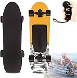 Elektrisches Skateboard mit Fernbedienung, 340 W, zwei Nabenmotoren, elektrisches Longboard, 42 km/h Höchstgeschwindigkeit, 36 V/7000 mAh, 26 km Reichweite, 4-Gang-Getriebe für Erwachsene,E