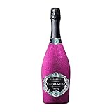 SCAVI & RAY Prosecco DOC Spumante Glitzer Pink Bling Bling, extra trocken, fruchtig frischer Schaumwein aus Italien, 11% Vol. Alkohol, 0,75l - perfekt für festliche Anlässe oder als Geschenkidee