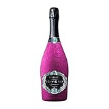 SCAVI & RAY Prosecco Spumante DOC Glitzer Pink Bling Bling - fruchtig, frischer und extra trockener Schaumwein - Perfekt geeignet für Schaumwein-Cocktails (1 x 0.75 l)