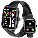 MOONKIDS Kinderuhr, Smartwatch mit SIM-Karte 4G Telefon, Smartwatch für Mädchen und Jungen, SOS Smartwatch wasserdicht (schwarz)