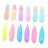 Veemoon 12 Stück Teiliges Cartoon Textmarker Bunte Niedliche Mini Highlighter Vielseitig für Schule Büro und