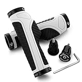 Fahrradgriffe Lenkergriffe Ergonomisch Fahrradlenker rutschfest weich Gummi MTB komfortable Stoßfest Handgriffe Zwei Seiten Lock-On Design Fahrrad Lenker Griffe