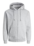 JACK & JONES Male Hoodie mit Reißverschluss Basic