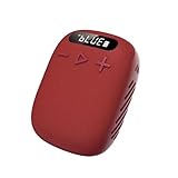 Tragbarer Bluetooth-Lautsprecher für Outdoor-Sport, tragbarer Clip-Lautsprecher WIND3S für Universal-Handy und Bluetooth-Geräte, Rot