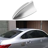 LGPBHSH Haifischflosse fürs Auto, Kompatibel mit Peugeot 2008 3008 4008 e2008, Haifischflosse Form Auto Dachverzierung für Autos Autoantenne Aufkleber,Silver
