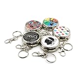 Taschenaschenbecher, Portables Blech-Taschenorganizer mit Tropfengummiadern - einzigartiges Design für Werbung & Persönlichkeitsstilisierung, geeignet für Schlüssel, Karten & kleine Accessoires