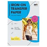 PPD 5 x A4 Inkjet Premium Transferpapier für helles Textil, Bügeleisen und Transferpresse PPD-1-5