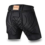 BenKen Skiing Protective Padded Shorts Hosen Frauen Männer 3D-Schutz Hip Butt Guard Pad Atmungsaktive Schlagfestigkeit für Snowboarden (XL)