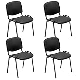 NOWY STYL WCI01-R65Z-BBV019-000228 - ISO 4L-BL V2N Besucherstuhl Iso Leder at/SZ