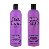 Tigi Bed Head Dumb Blonde Shampoo und Conditioner für blondes Haar, 750 ml, 2 Stück