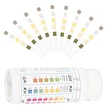 PartyKindom 50 Stück Pool Wasserteststreifen Ph Testkit für Schwimmbad Teich Spa Wasserqualität Empfindliche Wasseranalyse für Pools und Aquarien