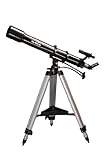 Skywatcher Evostar-90 (AZ-3) (90mm (3,5 Zoll), f/900) Refraktor Teleskop Silber