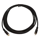 SUNGOOYUE Verlängerungskabel Premium Sound Koaxialkabel für HDTV -DVD -Subwoofer, Männliches Bis Weibliches Flexibles Kabel für Home Entertainment (#3)