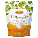 Birkengold Birkenzucker Xylit 1 kg Beutel | 100% hochwertiges Xylit aus Finnland | aus Birken- und Buchenrinde | vegan | glutenfrei
