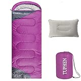 Schlafsack - 3-4 Jahreszeiten Camping Schlafsäcke für Erwachsene Kinder Mädchen Jungen - kompakter Schlafsack für Wandern, Rucksacktourismus - leichtes wasserdichtes verpackbares Reisegepäck