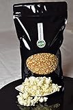 Hopser Food Fun Premium Butterfly Popcorn Mais 1000g XL 1:46 Popvolumen mit Aromaschutzverpackung GMO Frei