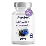 Schwarzkümmelöl - 1000mg pro Tagesdosis (original Nigella sativa kaltgepresst) - 80% essentielle Fettsäuren + Vitamin E - Hoher Anteil ungesättigter Fettsäuren(500mg Linolsäure) - Laborgeprüft