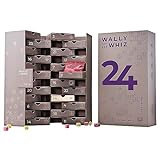 Wally and Whiz - Adventskalender 2023 - Dänische Gourmet Fruchtgummis – 12 Geschmack 25 Beutel mit Weingummi - Weihnachtskalender - Vegane und Glutenfrei - Naturliche Aromen und Farben - 275g
