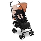 My Babiie MB01 Kinderwagen – ab Geburt bis 4 Jahre (22 kg), leichter & kompakter Regenschirmfalter, Reisebuggy für Kleinkinder – Rosa