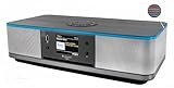 Soundmaster Highline ICD2023SW Stereoanlage Internetradio WLAN 2,4/5 GHz LED Ambientebeleuchung DAB+ Bluetooth CD-Player USB MP3 APP Farbdisplay Wecker