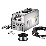 Fülldraht Schweißgerät ohne Gas SSIMDER 140A 2 in 1 MIG MMA Schweißgerät mit Fülldraht, Elektroden Schweißgerät IGBT Inverter MIG Schweißgerät Geeignet für Farm Repair Home DIY Autoreparatur