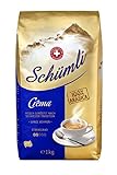 Schümli Crema Ganze Kaffeebohnen 1kg - Stärkegrad 2/5 - UTZ-zertifiziert | 1kg (1er Pack)
