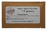 Agar Agar Powder - 15 grammes, Excellent Gel Strength 900g/cm2
