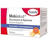 Astrid Twardy Mobiakut Glucosamin & Hyaluron Gelenk-Kapseln mit Vitamin C zur normalen Kollagenbildung für eine normale Knorpelfunktion & Mangan für das Bindegewebe, für körperlich Aktive 90 Kapseln