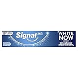 Signal Zahnpasta White Now für sofort 3x weißere Zähne* und Langzeit Whitening Effekt** Zahnpflege für den täglichen Gebrauch 75 ml 1 Stück