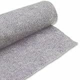 Qualitäts - Teichvlies 300 g/m² - 3m x 6m – 18qm - Teichfolienunterlage Schutzvlies Poolvlies