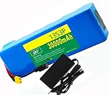 48V E-Bike-Akku 13S3P-Lithium-Pack 48V 30Ah E-Bike Elektrofahrrad 30Ah Wiederaufladbare Akkus, Wasserdichtes PVC Für 200 W 500 W 800 W 1000 W Rollermotor Mit Ladegerät T+DC