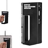 Wpp123 Drahtrohr,Metalldetektor,Einstellbarer Alarmrohrstrom-Multifunktions-Wandscanner,Einstellbarer Elektrischer Drahtfinder,Hochempfindlicher Einstellbarer Alarm Kabelsucher