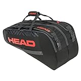 HEAD Base Racquet Bag Tennistasche, schwarz/orange, M