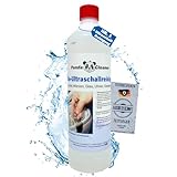 PandaCleaner Ultraschallreiniger Konzentrat für Ultraschallbad - 1L Konzentrat für Brillen, Dentalprodukte, Gold, Münzen, Glas, Uhren (wasserfest) uvm. (1000ml)