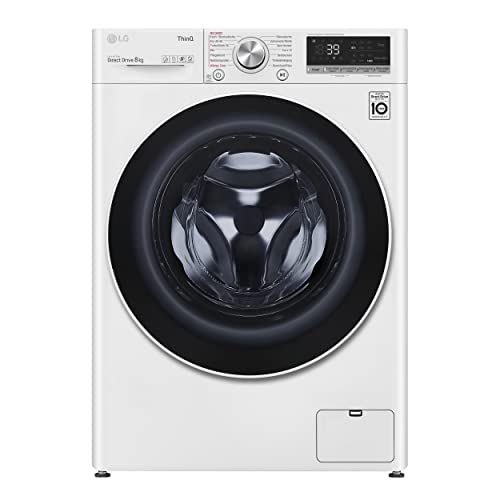 LG Electronics F4WV708P2E Waschmaschine | 8 kg | AI DD | Steam | TurboWash 360° | Weiss
