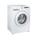Samsung WW80T534ATW/S2 Waschmaschine, 8 kg, 1400 U/min, Ecobubble, Automatische Waschmittel- und Weichspülerdosierung, WiFi-SmartControl, Weiß