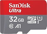 SanDisk Ultra 32 GB microSDHC Memory Card + SD Adapter with A1 App Performance Up to 120 MB/s, Class 10, U1 (Twin Pack)