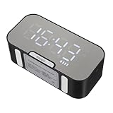 Alipis 1Satz Drahtloser Mit Lautsprecher Uhr Mit USB Aufladung Tragbar Und Kompakt Für Schlafzimmer Büro Und Schule High End Langlebig