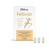 Sovita Fettbinder, reduziert die Kalorienaufnahme aus Nahrungsfetten, Medizinprodukt zur Gewichtskontrolle, 100% natürlichem Pflanzenfett, 60 Tabletten