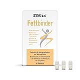 Sovita Fettbinder, reduziert die Kalorienaufnahme aus Nahrungsfetten, Medizinprodukt zur Gewichtskontrolle, 100 % natürlichem Pflanzenfett, 60 Tabletten