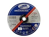 Profi-Trennscheiben │ Ø 230 mm, 2 mm dünn │ für Flex, Trenn- und Winkelschleifer │ Inox │ Schneidscheiben │ (10)