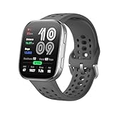 Amazfit Bip 6 Smart Watch 46mm, 14 Tage Akku, 1.97“ AMOLED, GPS & kostenloses Kartenmaterial, AI, Bluetooth Anruf Textfunktion, Gesundheits, Fitness Schlaf-Tracker, 140+ Trainingsmodi, 5 ATM, Stein