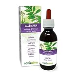 Baldrian (Valeriana officinalis) Wurzeln Alkoholfreier Urtinktur Naturalma | Flüssig-Extrakt Tropfen 120 ml | Nahrungsergänzungsmittel | Veganer