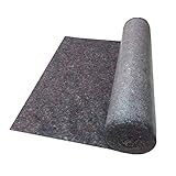 50m² Malervlies Abdeckvlies 1mx50m Anti Rutsch Beschichtung Schutzvlies 180g/m² PE-Folie Bohrfux