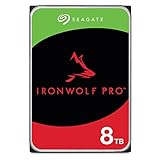 Seagate IronWolf Pro 8 TB, NAS interne Festplatte, 3.5 Zoll, 7200 U/Min, CMR, 256 MB Cache, SATA 6 GB/S, inkl. 3 Jahre Rescue Service, Modellnr.: ST8000NT001
