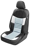 Auto Sitzauflage, Autositzschoner Hunt, PKW Sitzschoner silber schwarz, atmungsaktiv 11665