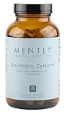 MENTLY® Dolomitic Calcium mit Magnesium - 90 Kapseln - vegan - zertifizierte Premiumqualität - Made in Germany