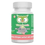 Multimineral Kapseln + Spurenelemente Komplex - hochdosiert - Qualität aus Deutschland - ohne Zusätze - laborgeprüft - vegan - kleine Kapseln statt Tabletten - für Kinder geeignet - Vitamineule®